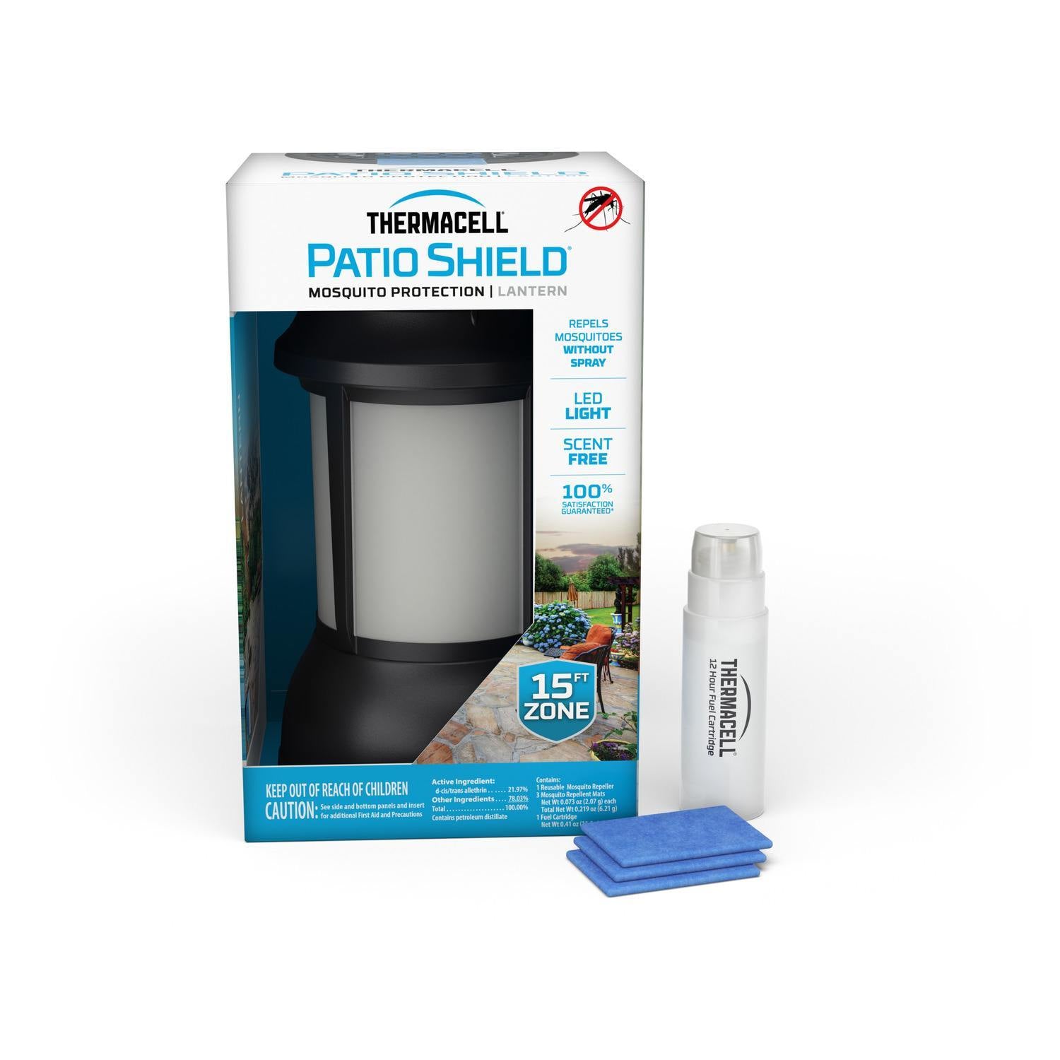 Patio Shield plinski repelent za komarce s lampom 2 u 1